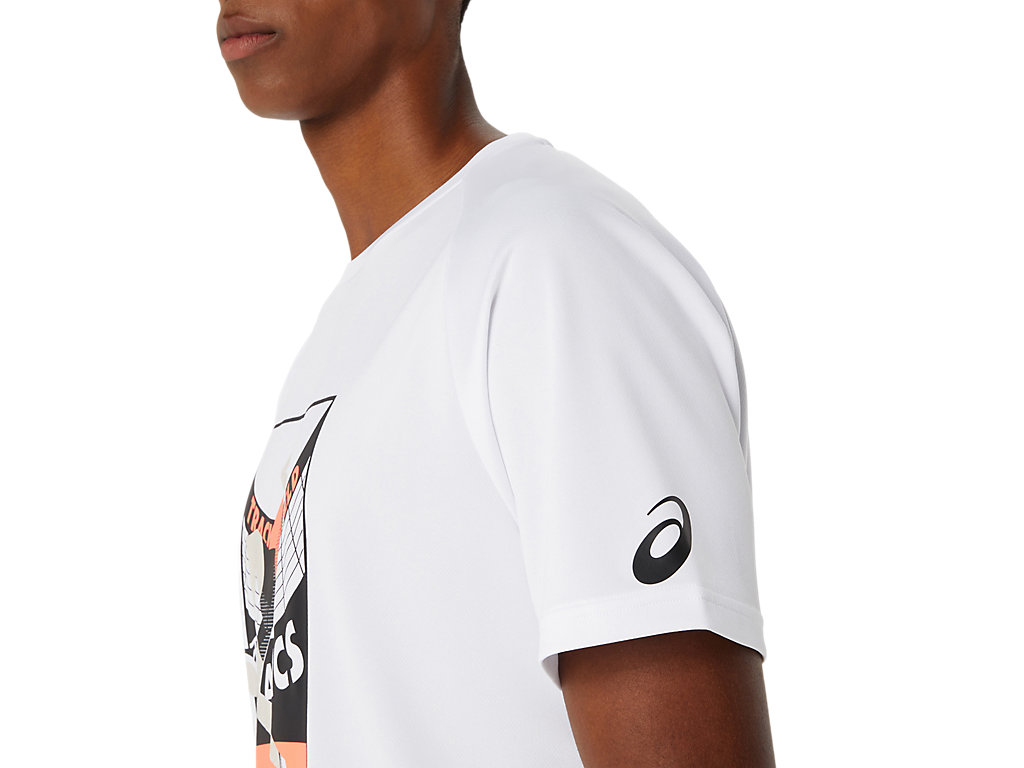 ASICS MEN TRACK EVENT GRAPHIC TEE image number null