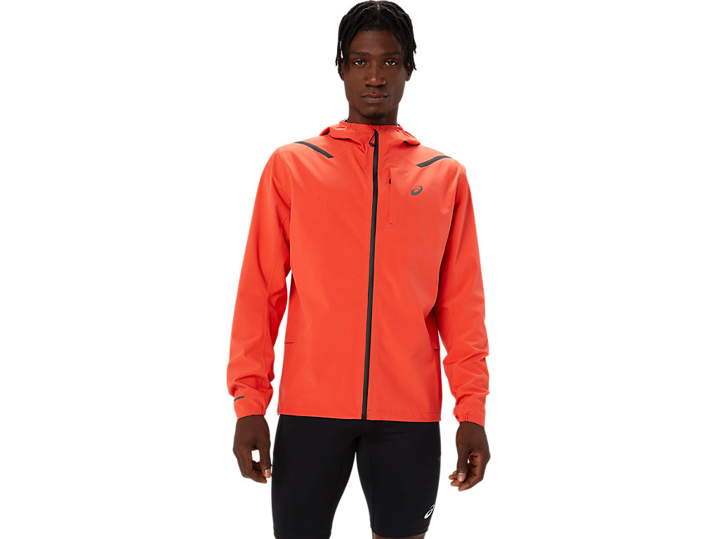 ASICS ACCELERATE WATERPROOF 2.0 JACKET, TRUE RED, swatch