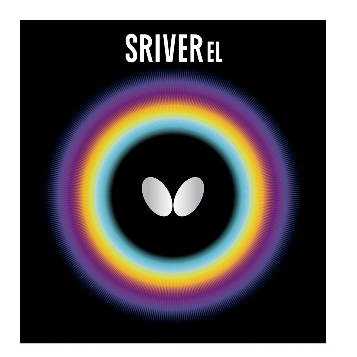 BUTTERFLY TABLE TENNIS RUBBER SRIVER EL, RED, 2.1