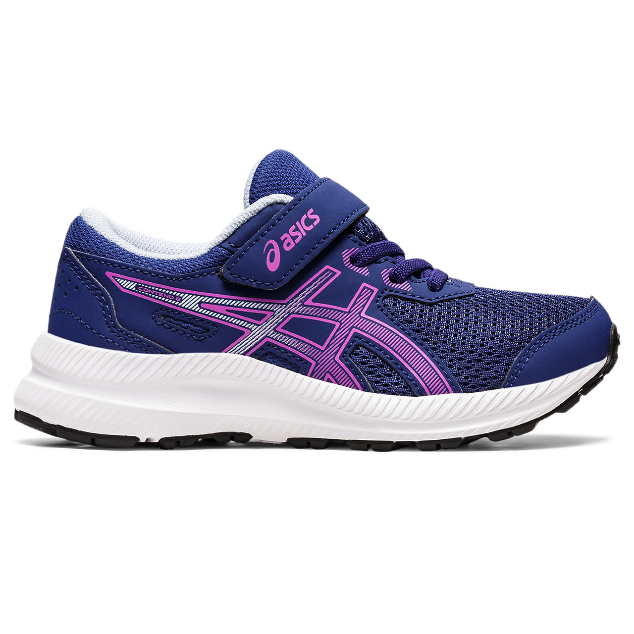 ASICS CONTEND 8 PS, ILLUSION BLUE/PURE SILVER, swatch