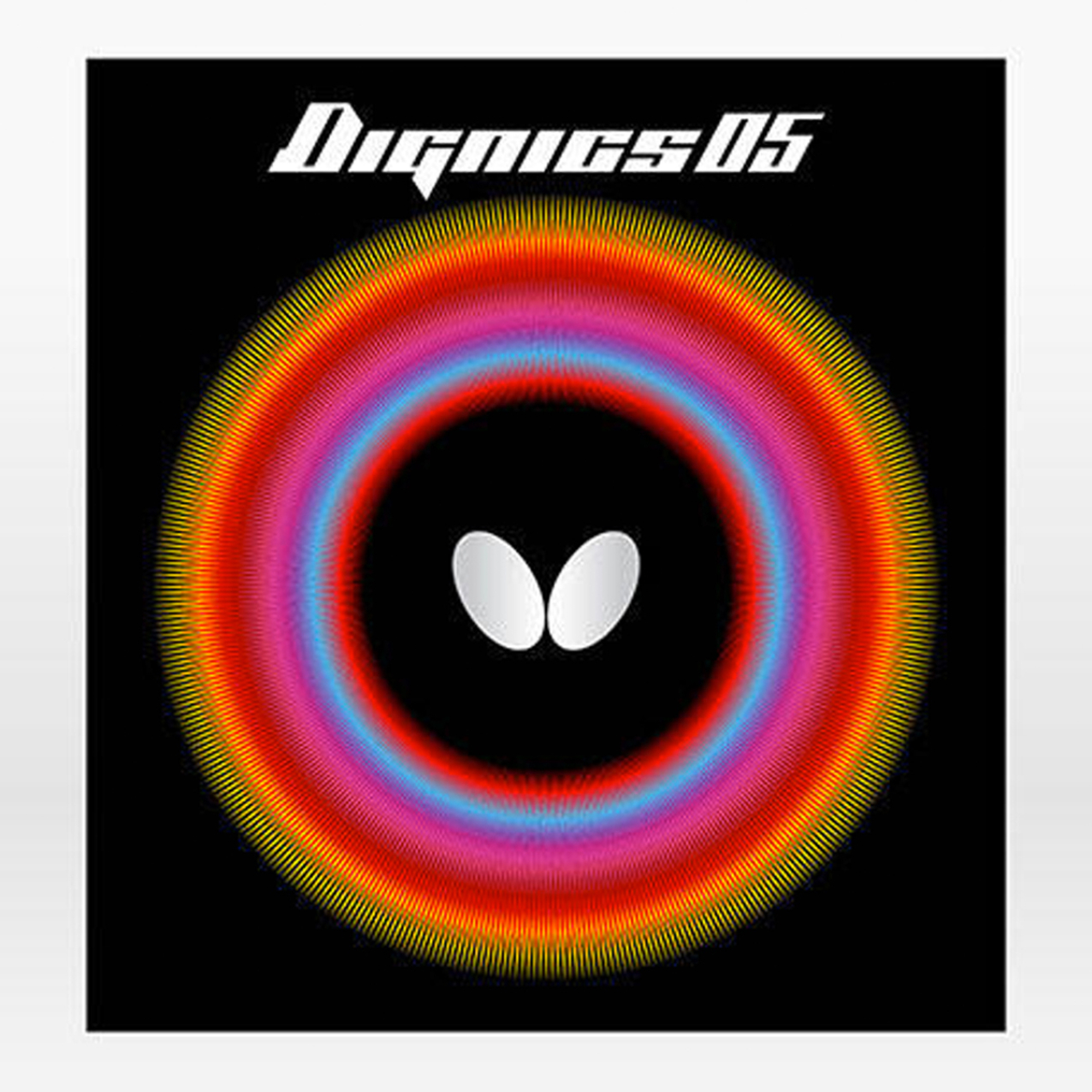 BUTTERFLY TABLE TENNIS RUBBER DIGNICS 05, RED, 2.1