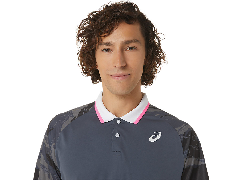 ASICS MEN COURT GRAPHIC POLO-SHIRT image number null