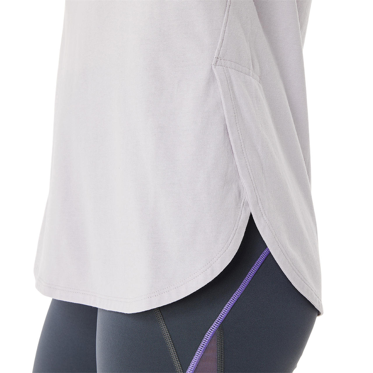 ASICS WOMEN MESH PANEL TRAINING SS TOP image number null