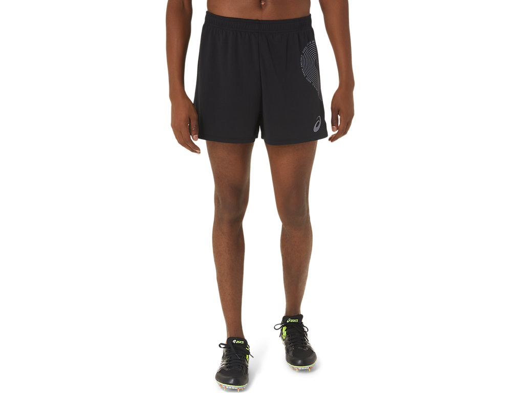 ASICS MEN TRACK GRAPHIC 4IN KNIT SHOR