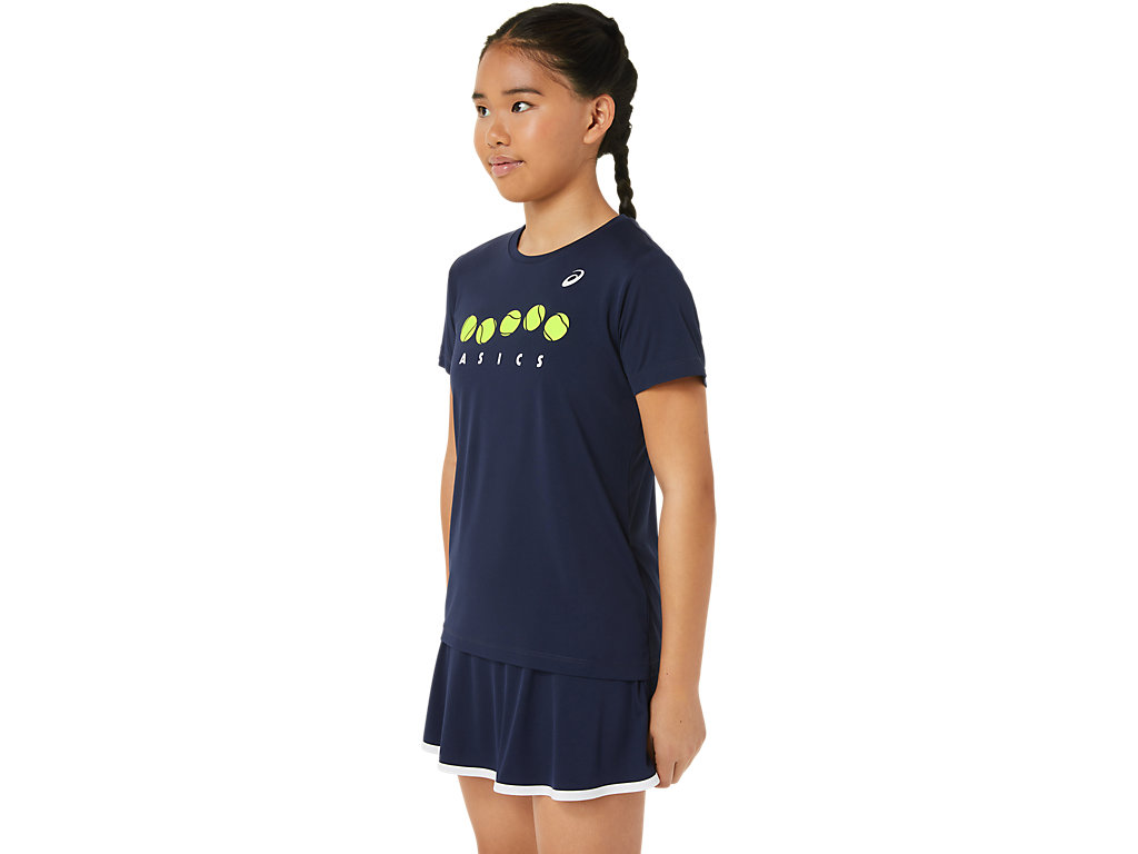 ASICS GIRLS TENNIS GRAPHIC TEE image number null