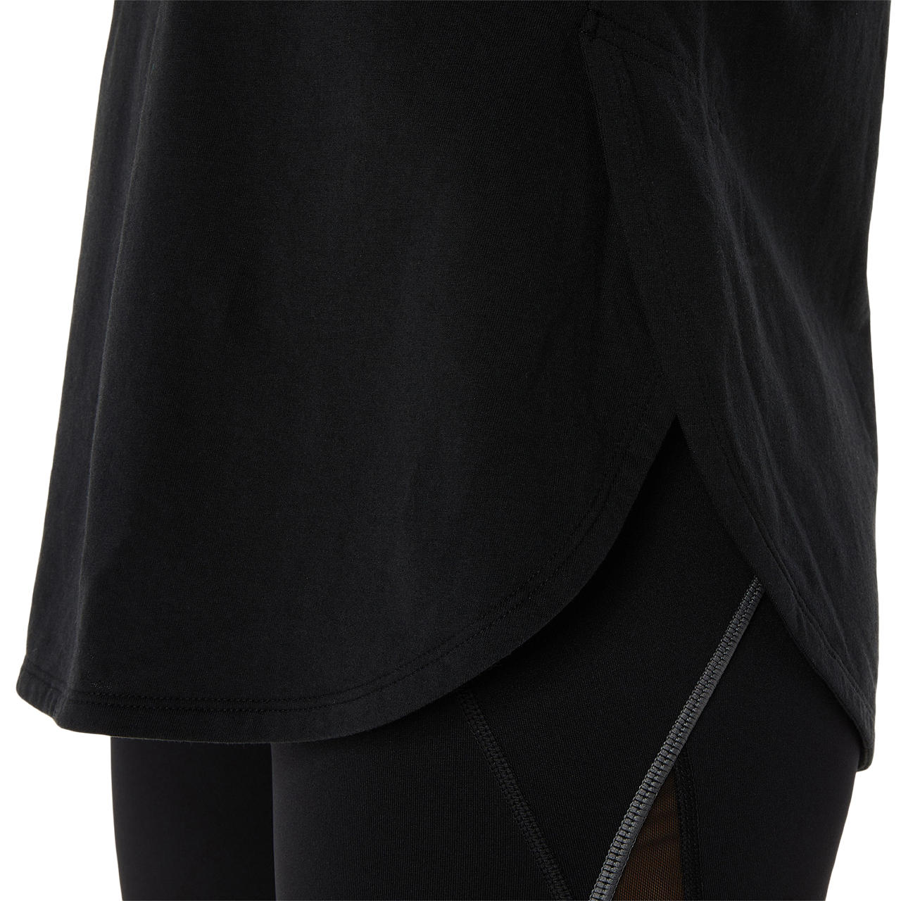 ASICS WOMEN MESH PANEL TRAINING SS TOP image number null