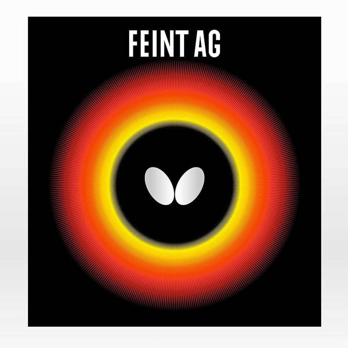 BUTTERFLY TABLE TENNIS RUBBER FEINT AG, RED, 1.1