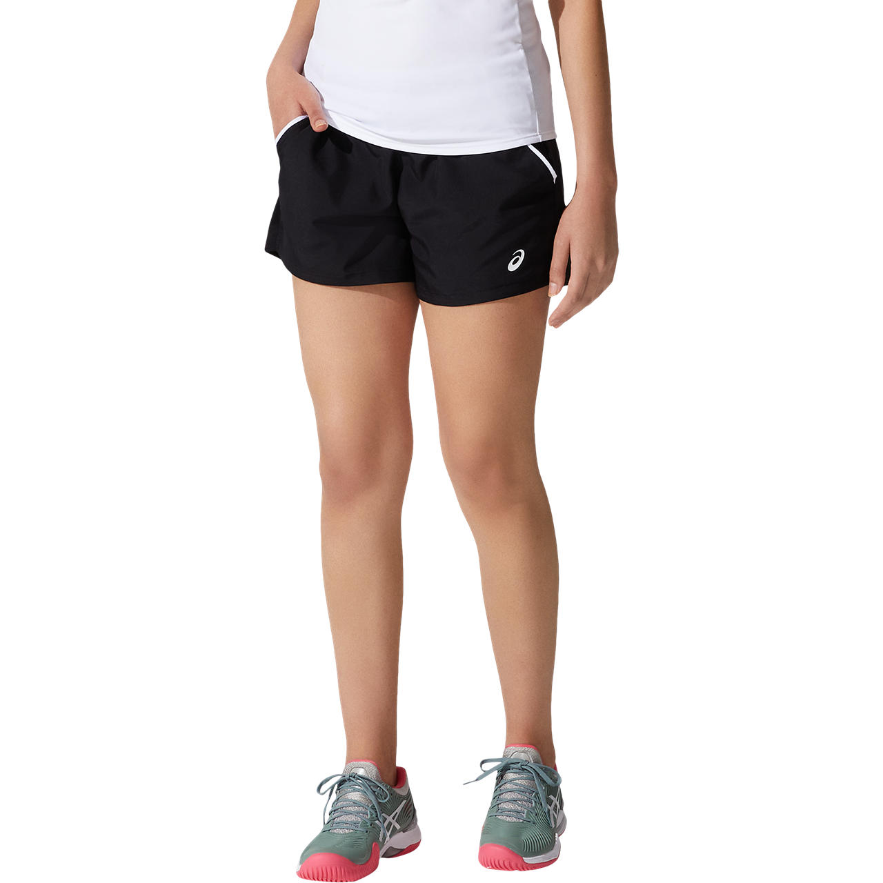 ASICS COURT W SHORT, PERFORMANCE BLACK, swatch