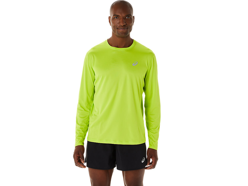 ASICS SILVER LS TOP, LIME ZEST, swatch