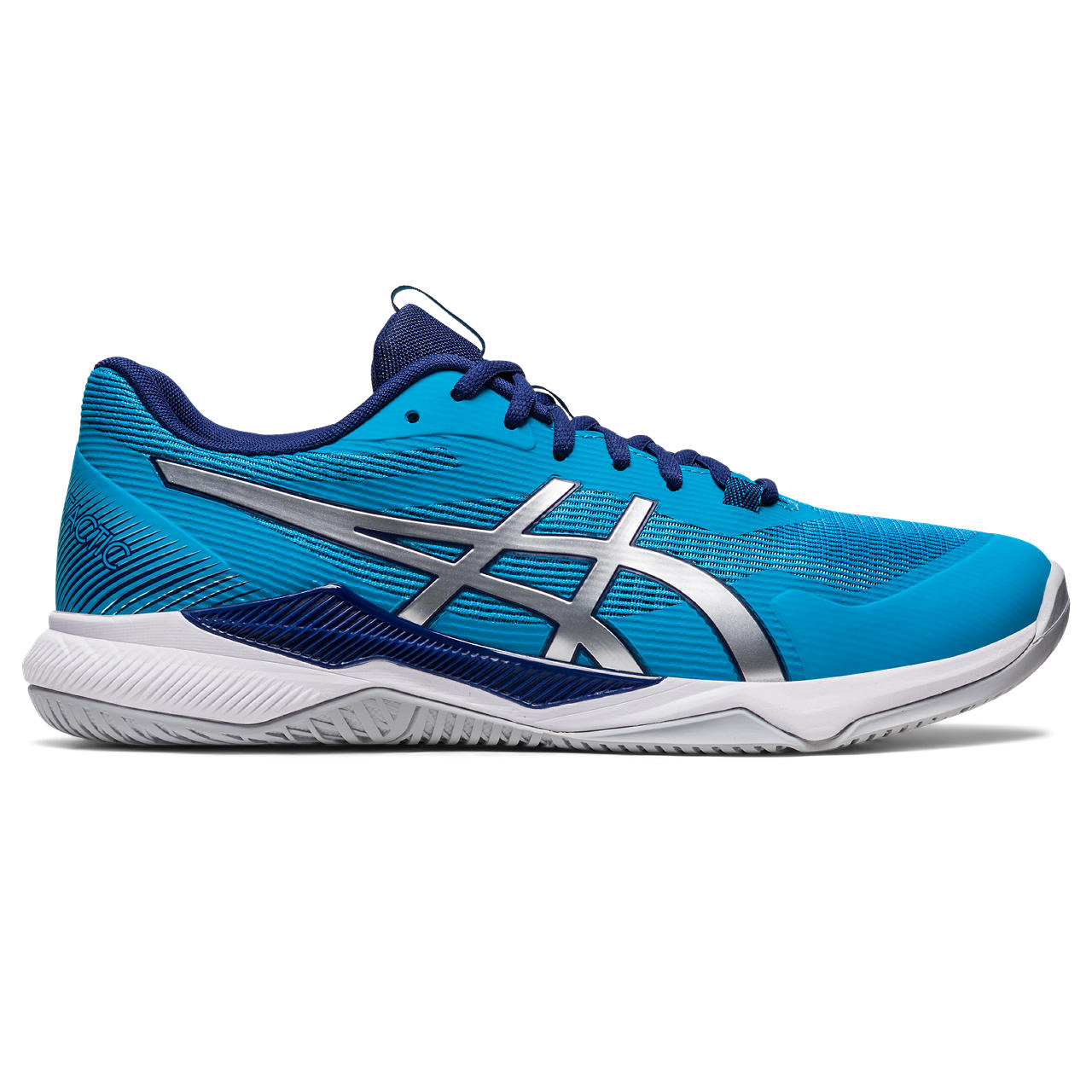 ASICS GEL-TACTIC, ISLAND BLUE/PURE SILVER, swatch
