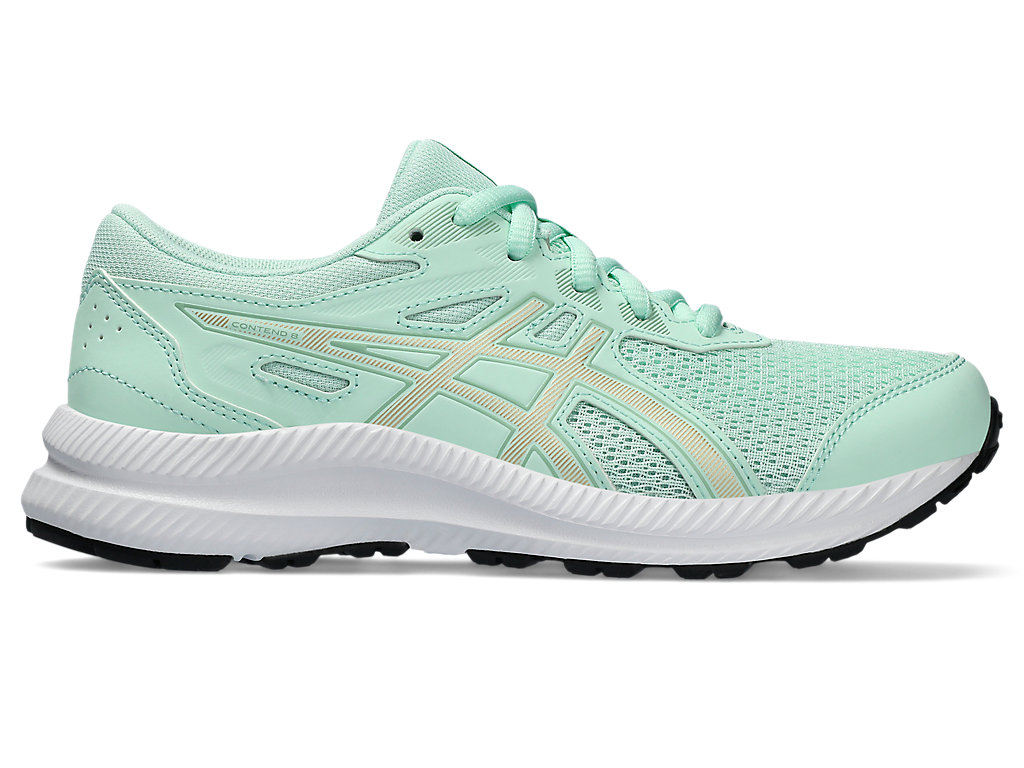 ASICS CONTEND 8 GS, MINT TINT/CHAMPAGNE, swatch