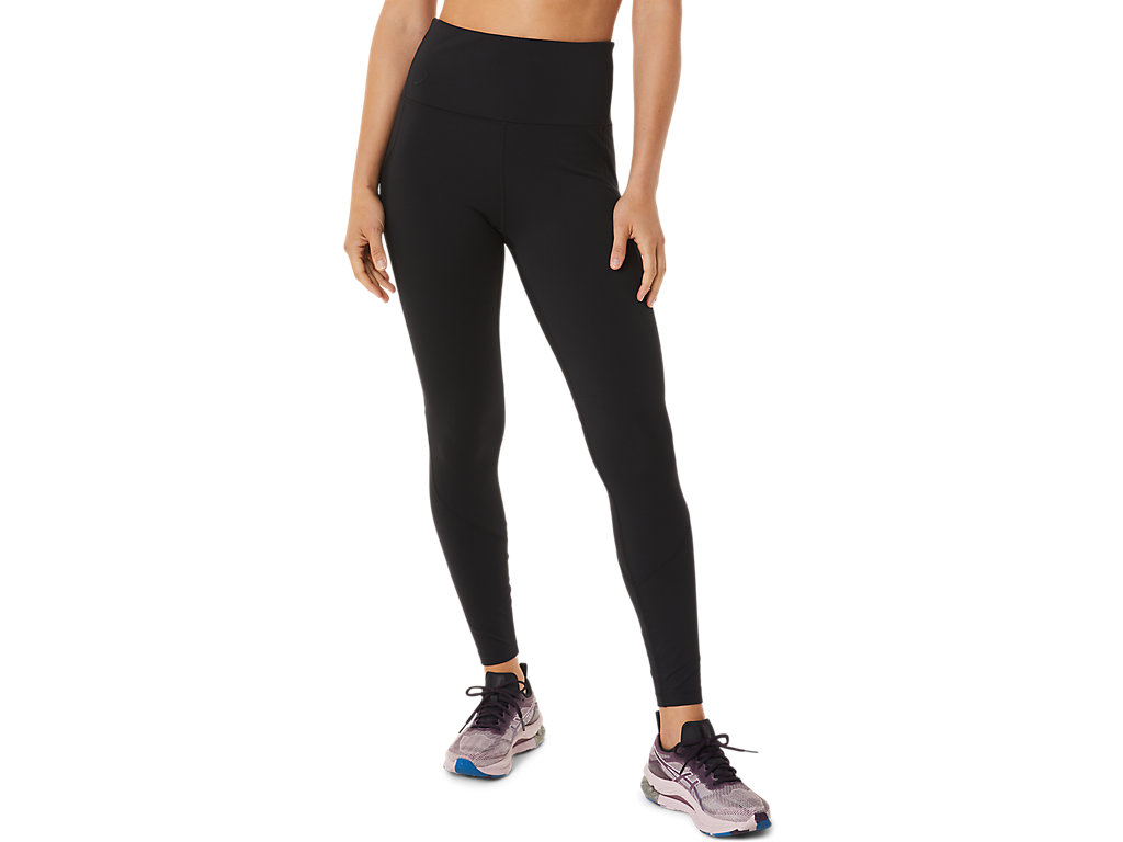 ASICS WOMEN MOVEKOYO TRAINING TIGHT, PERFORMANCE BLACK, swatch