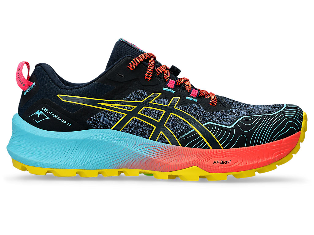 ASICS GEL-TRABUCO 11, FRENCH BLUE/VIBRANT YELLOW, swatch