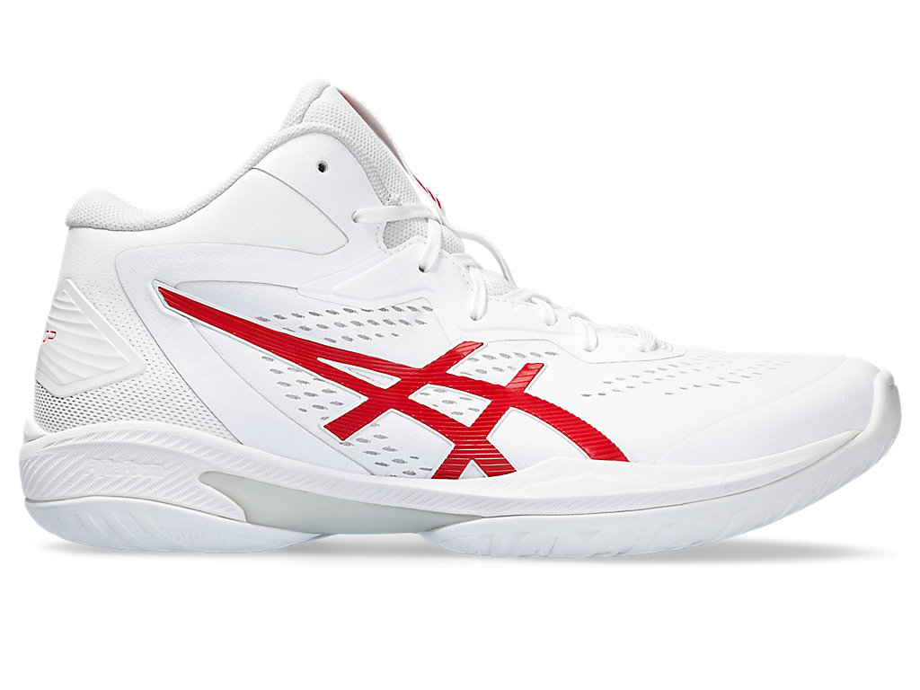 ASICS GELHOOP V15, WHITE/CLASSIC RED, swatch