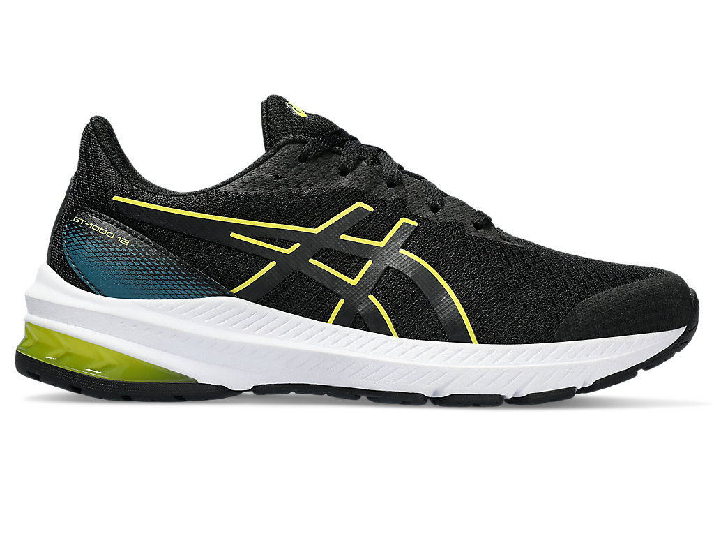 ASICS GT-1000 12 GS, BLACK/BRIGHT YELLOW, swatch