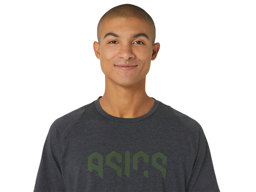 ASICS HEX GRAPHIC COTTON BLEND SS TOP image number null