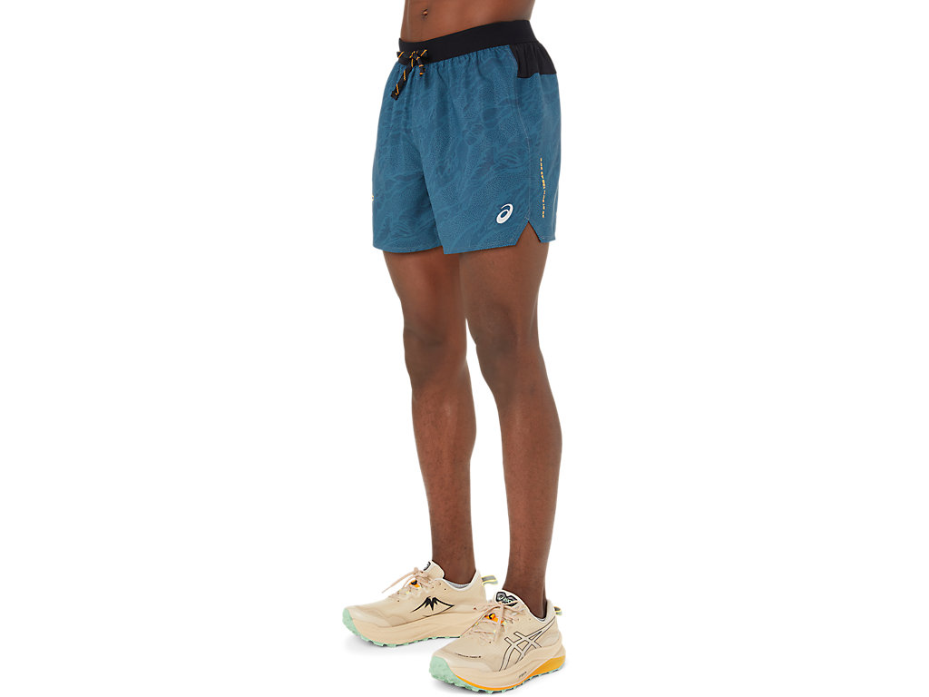 ASICS FUJITRAIL ALL OVER PRINT 5IN SHORT image number null