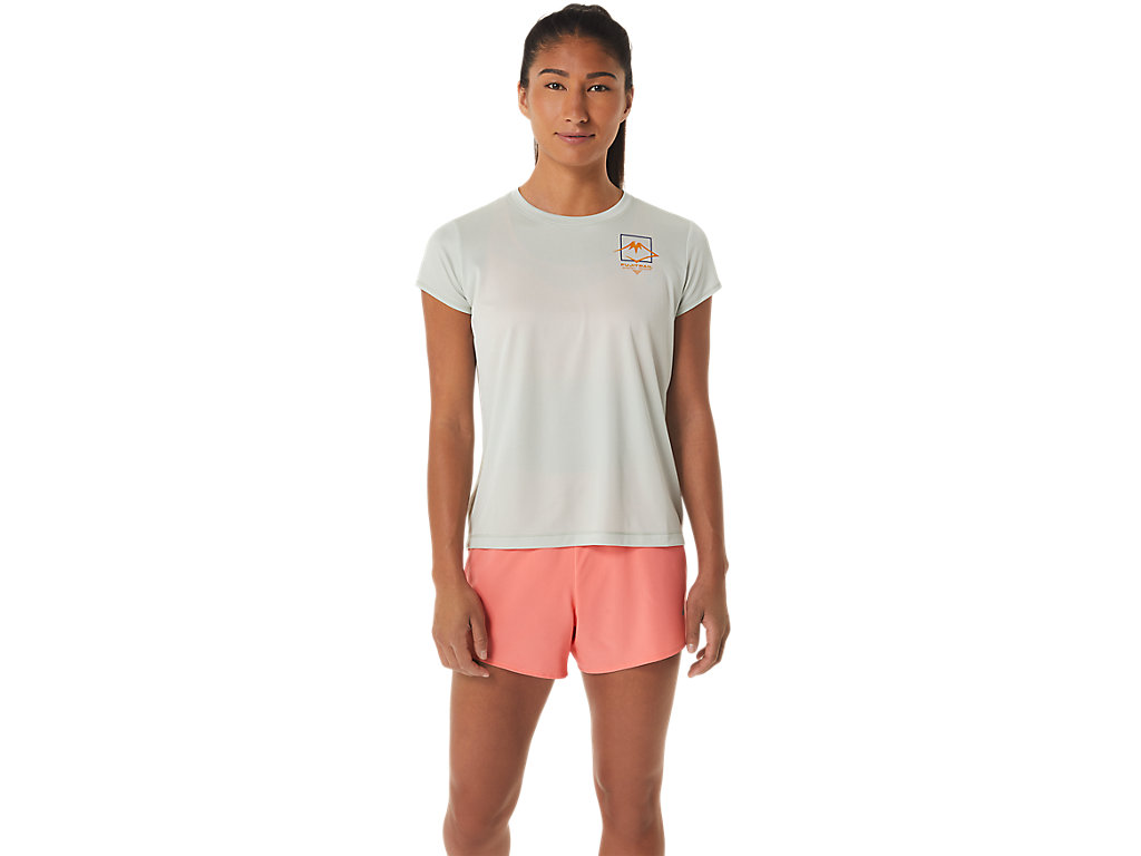 ASICS FUJITRAIL LOGO SS TOP, LIGHT SAGE, swatch