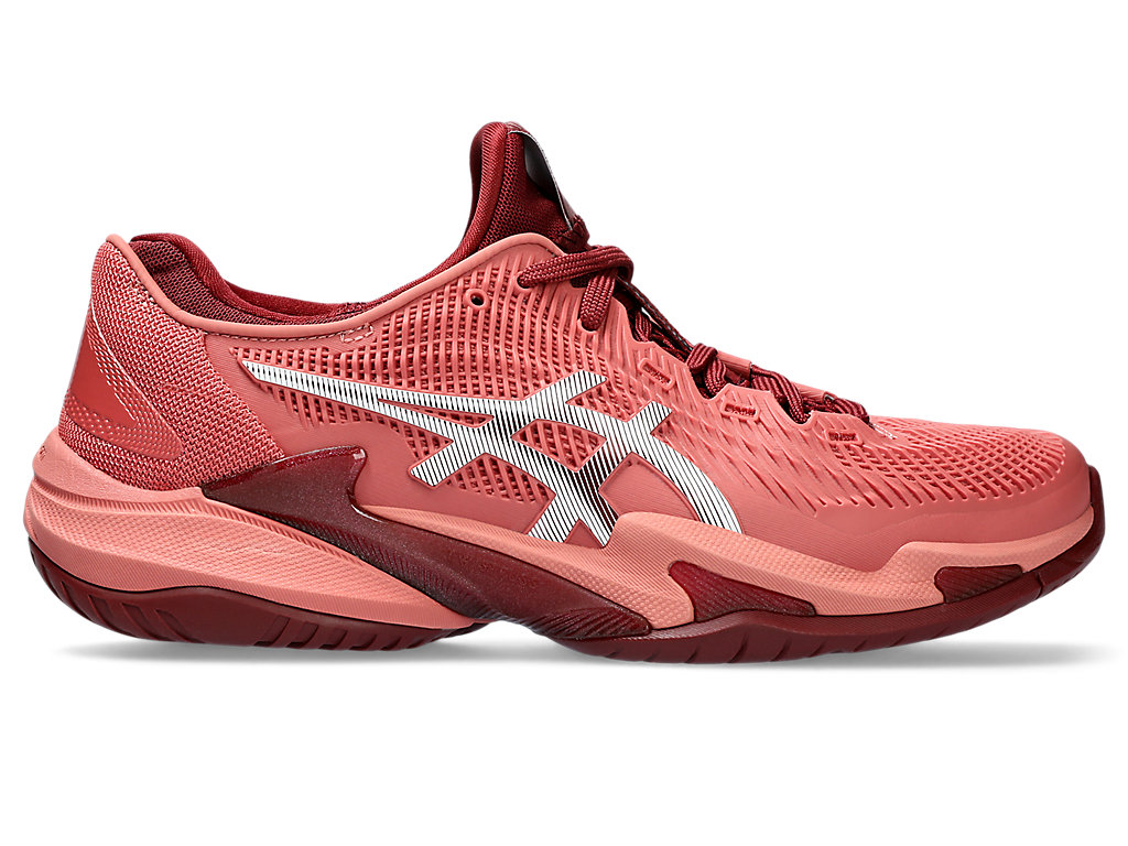 ASICS COURT FF 3, LIGHT GARNET/WHITE, swatch