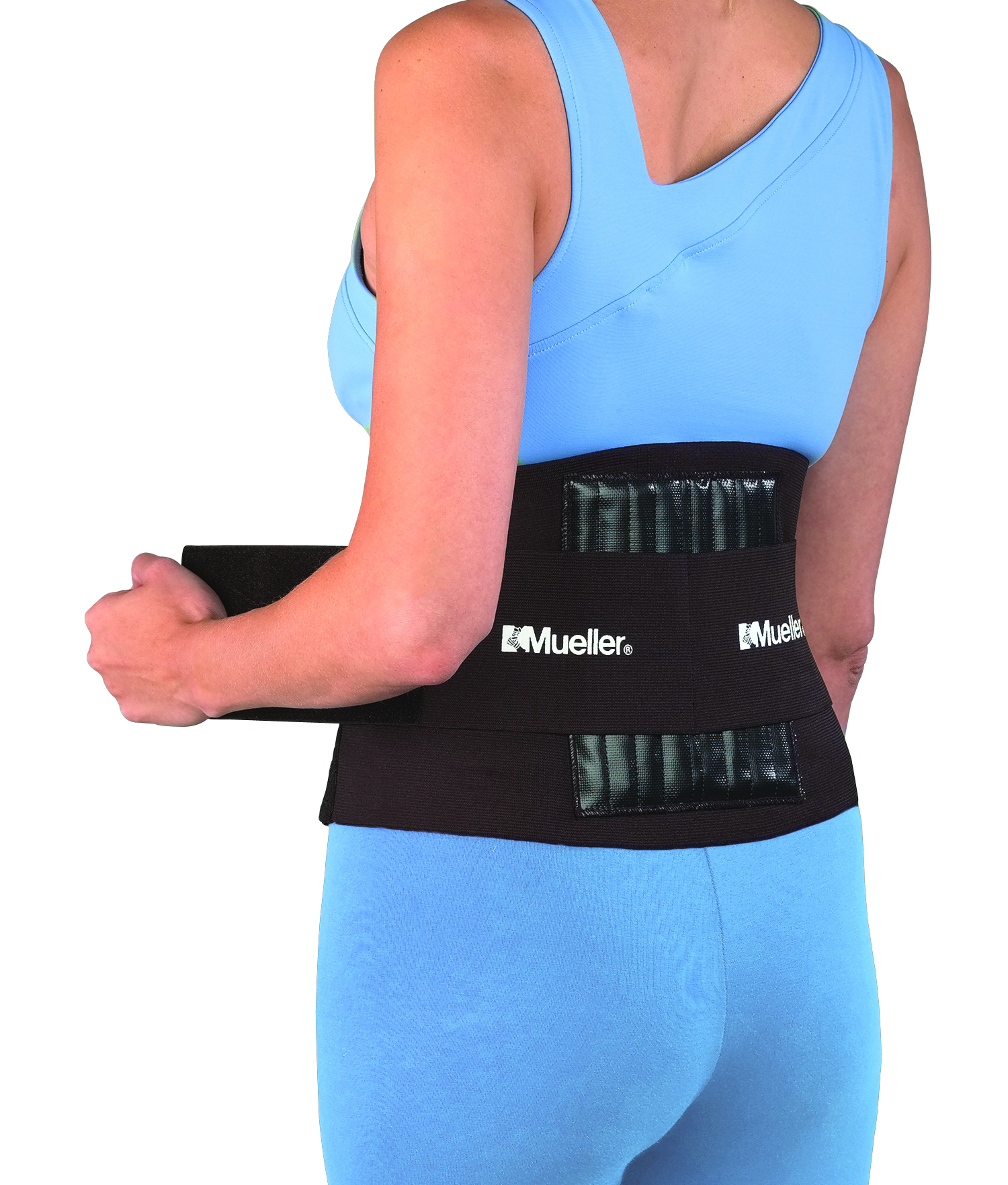 MUELLER® BACK BRACE BLACK