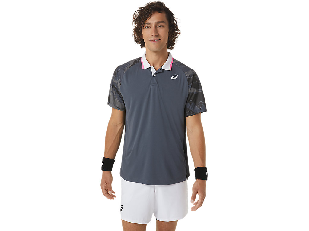 ASICS MEN COURT GRAPHIC POLO-SHIRT
