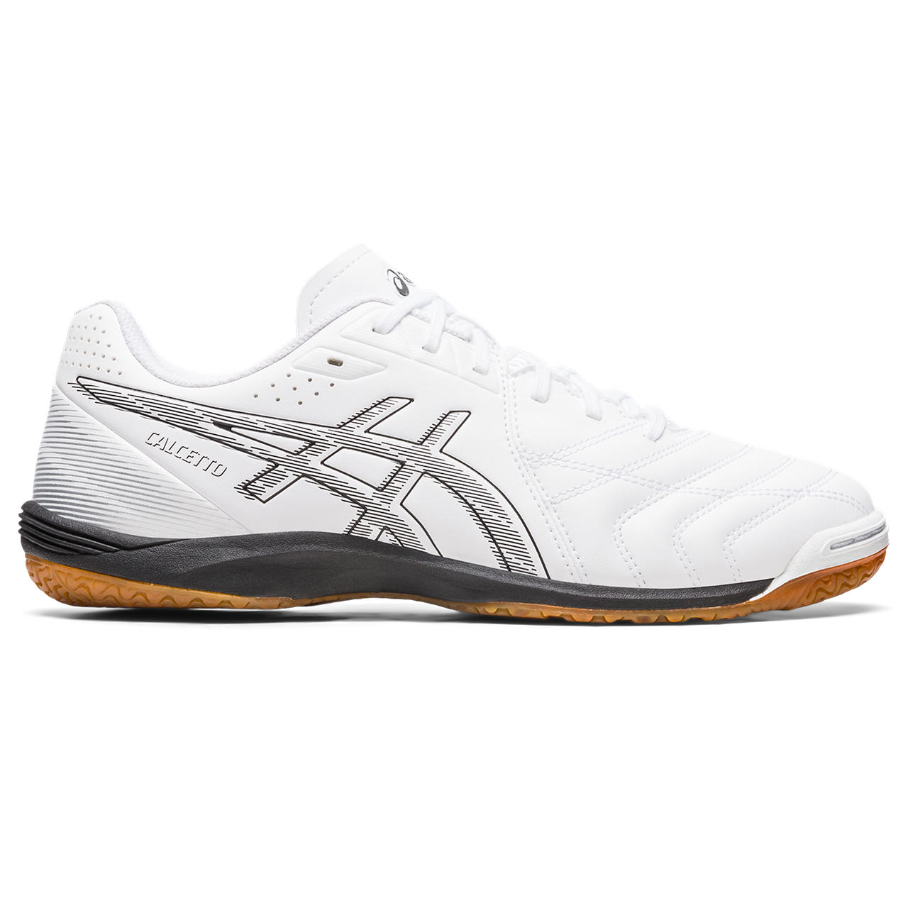 ASICS CALCETTO WD 9, WHITE/BLACK, swatch