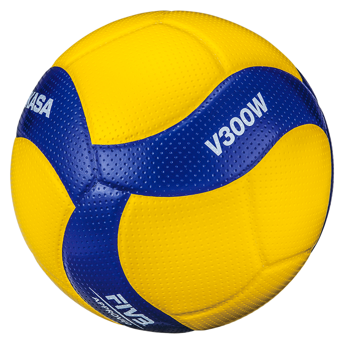 MIKASA V300W VW SERIES VOLLEYBALL SINGLE DIMPLED 18 PANEL SIZE 5, , large image number null