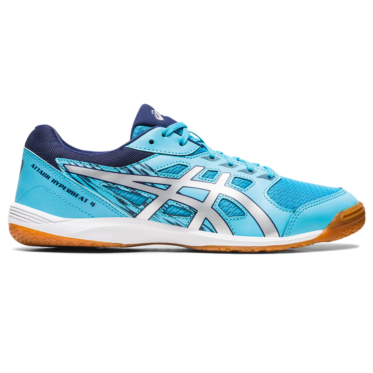 ASICS ATTACK HYPERBEAT 4, AQUARIUM/PURE SILVER, swatch