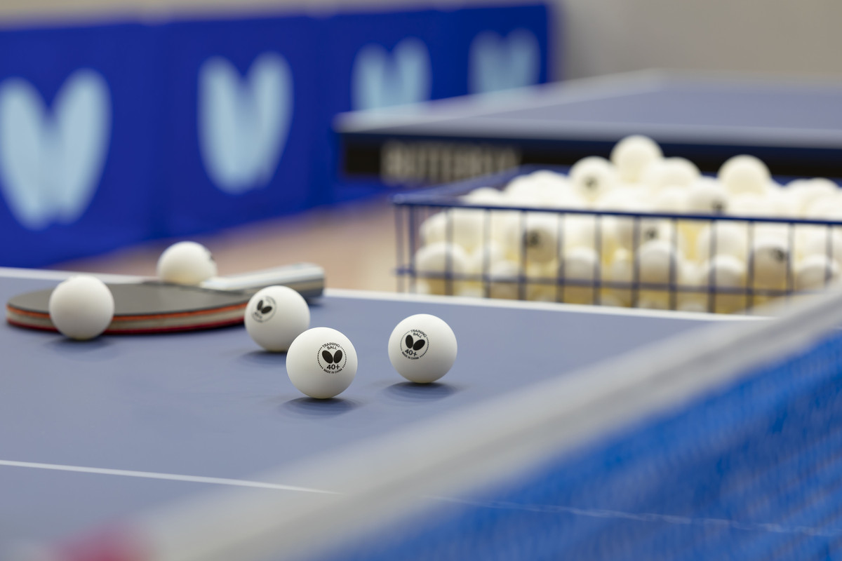 BUTTERFLY TABLE TENNIS TRAINING BALL 40+ (6 PCS/BOX), , large image number null
