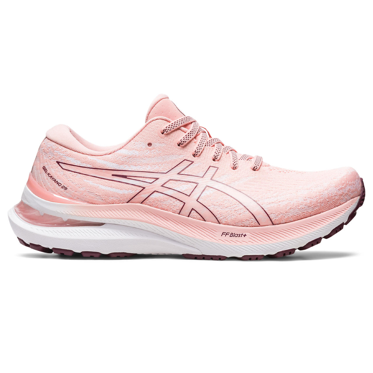 ASICS GEL-KAYANO 29, FROSTED ROSE/DEEP MARS, swatch