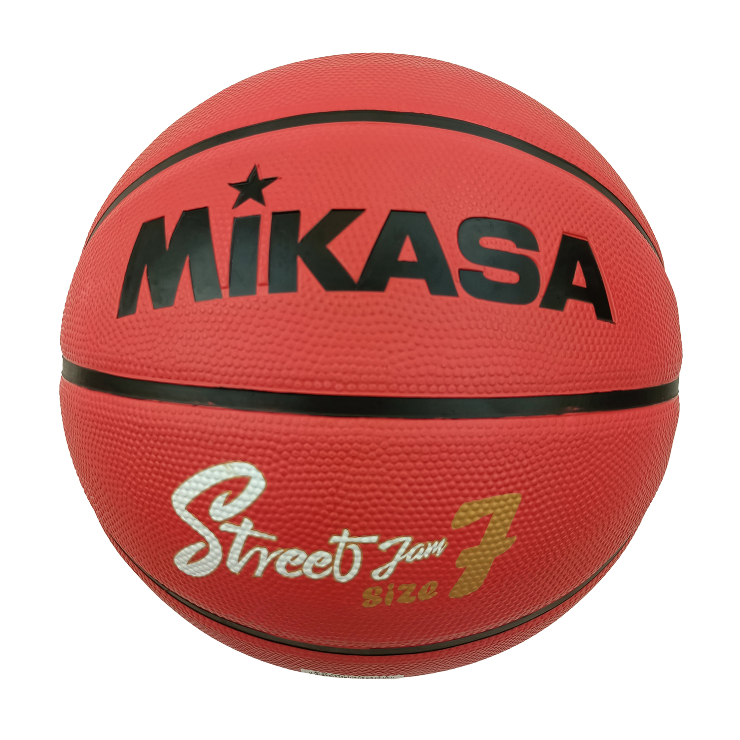 MIKASA BB734C-RBBK BASKETBALL SIZE 7 WITH QUALITY RUBBER (RED/BROWN)