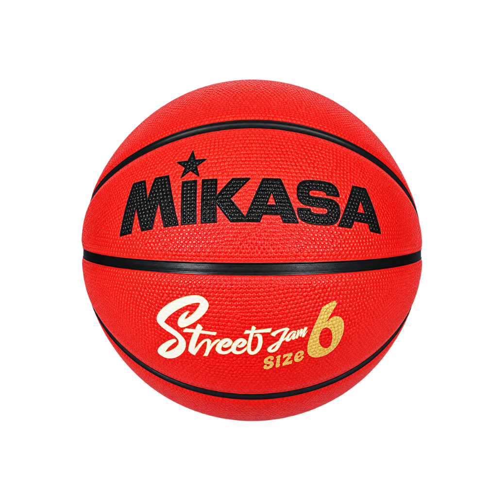 BB634C-RBBK Rubber Basketball Size 6 Red/Brown