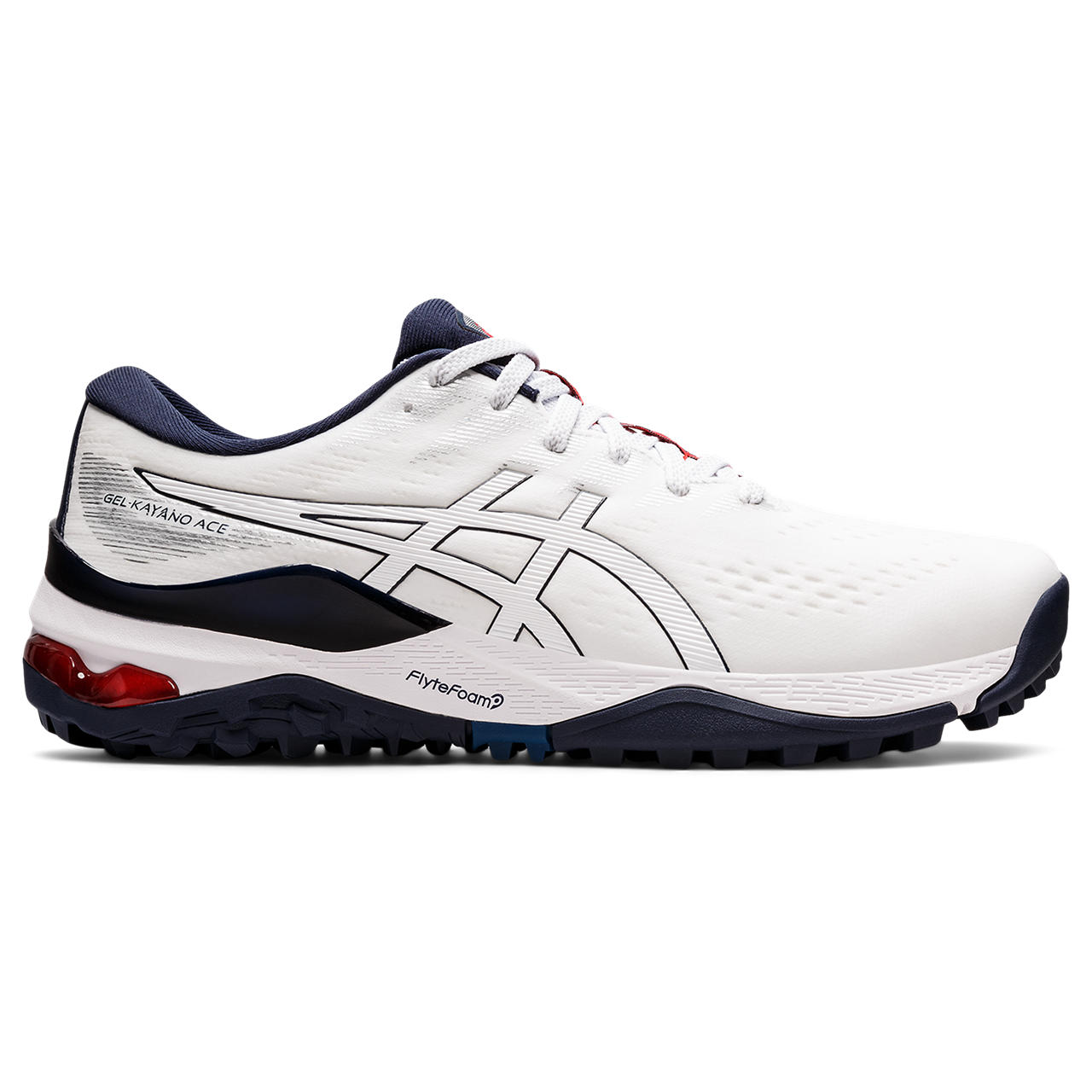 ASICS GEL-KAYANO ACE, WHITE/WHITE, swatch