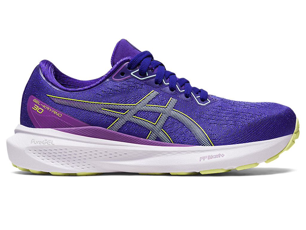 ASICS GEL-KAYANO 30 GS, PALACE PURPLE/GLOW YELLOW, swatch