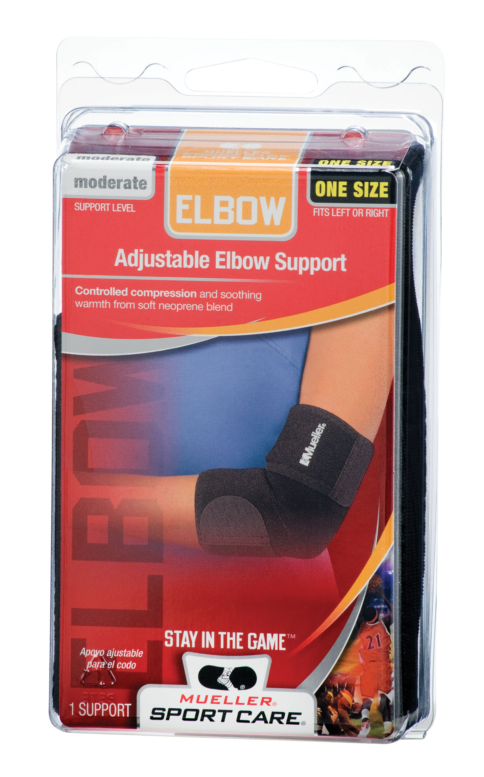 Elbow Support Neoprene Black, , large image number null