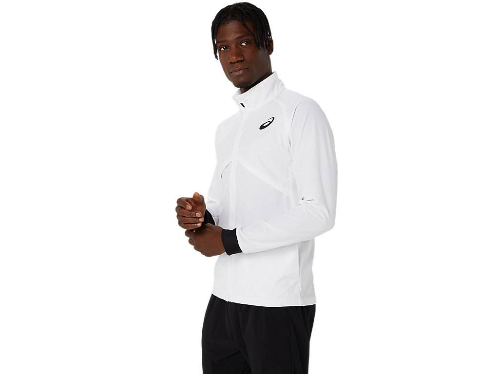 ASICS MEN HYBRID STRETCH WOVEN JACKET image number null