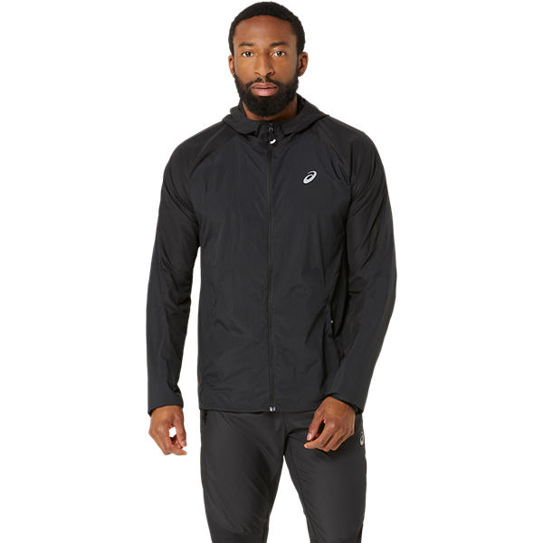 ROAD PACKABLE JACKET, PERFORMANCE BLACK, swatch