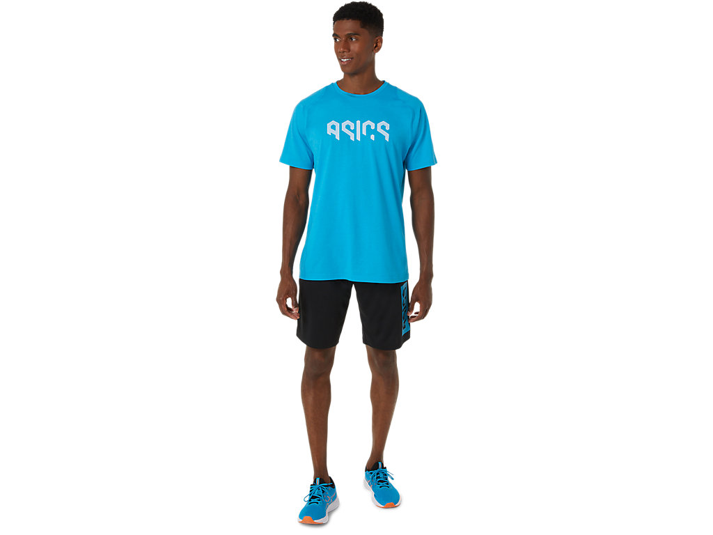 ASICS HEX GRAPHIC COTTON BLEND SS TEE image number null