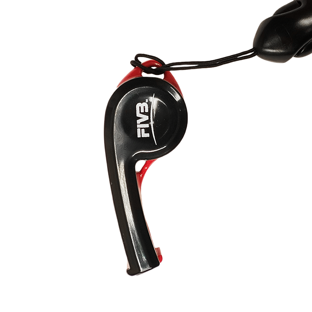 MIKASA PUL-RBK (RED/BLACK) PEA WHISTLE, , large image number null