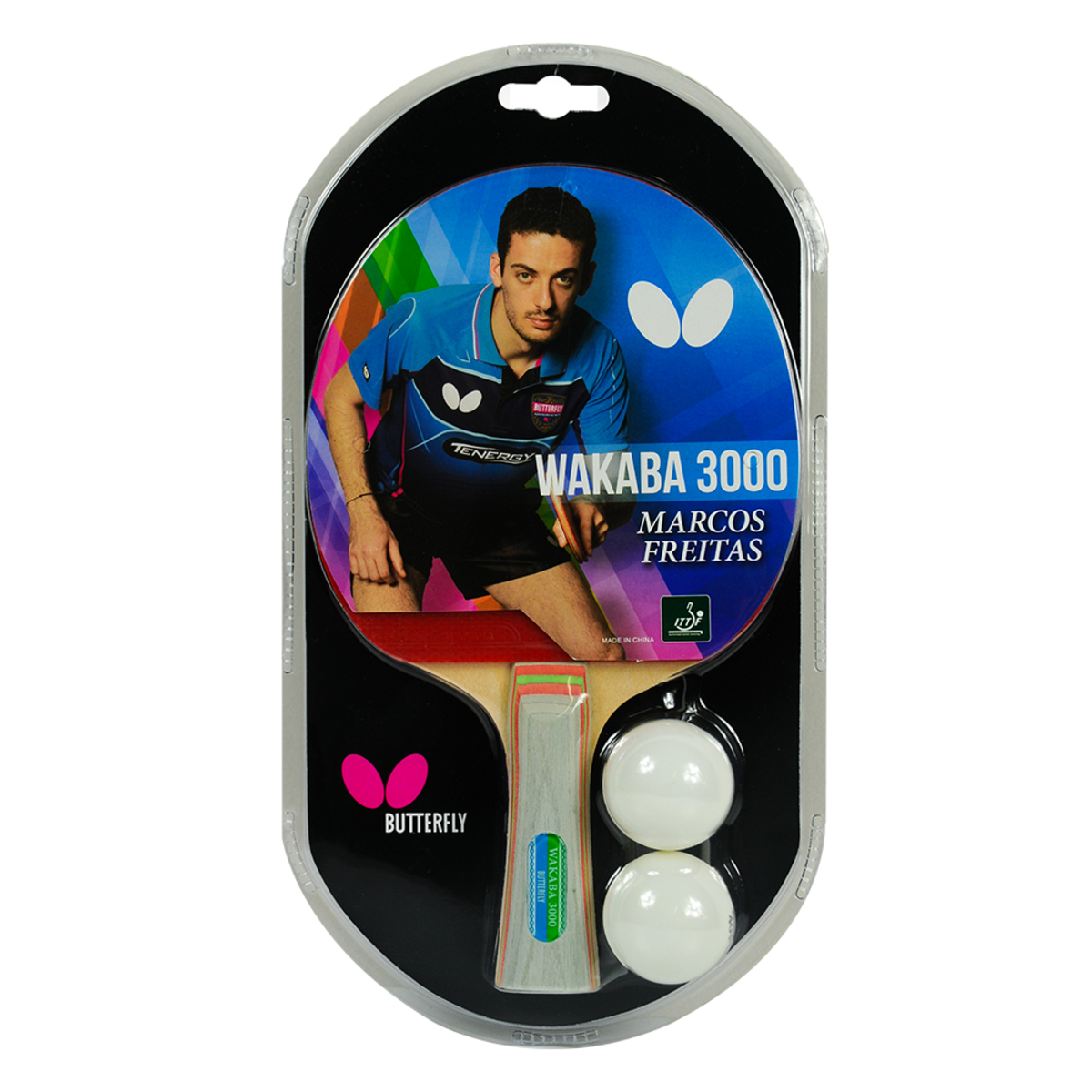 BUTTERFLY TABLE TENNIS RACKET WAKABA 3000 , , large image number null