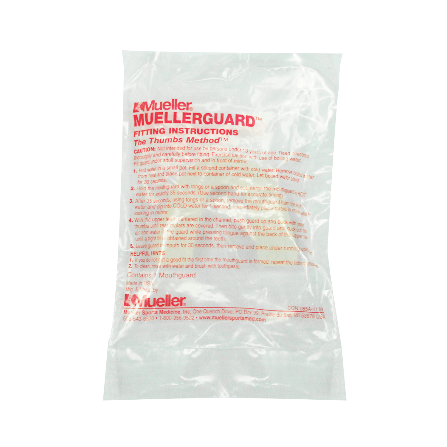 MUELLER® MUELLERGUARD W/O STRAP CLEAR, , large image number null