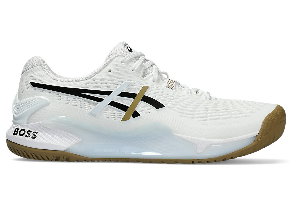 ASICS GEL-RESOLUTION 9, WHITE/BLACK, swatch