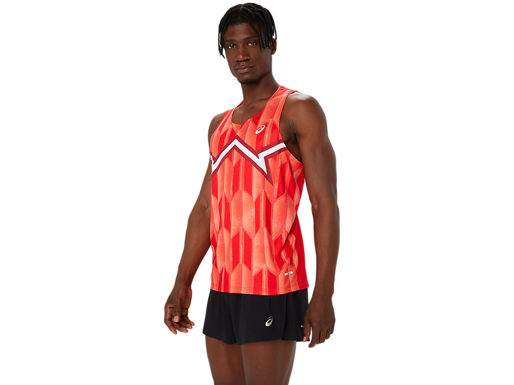 ASICS NATIONS RUN SINGLET image number null
