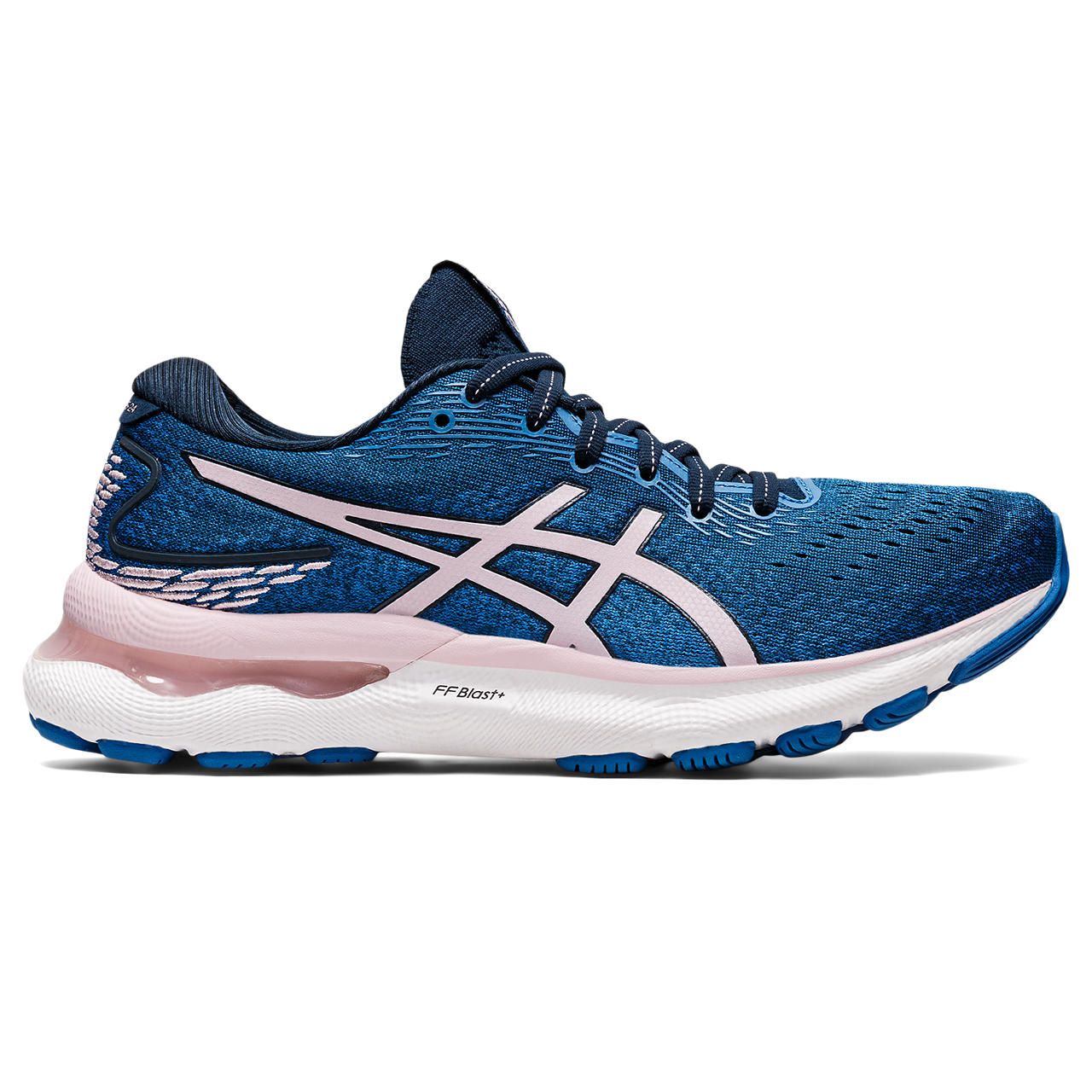 ASICS GEL-NIMBUS 24, FRENCH BLUE/BARELY ROSE, swatch