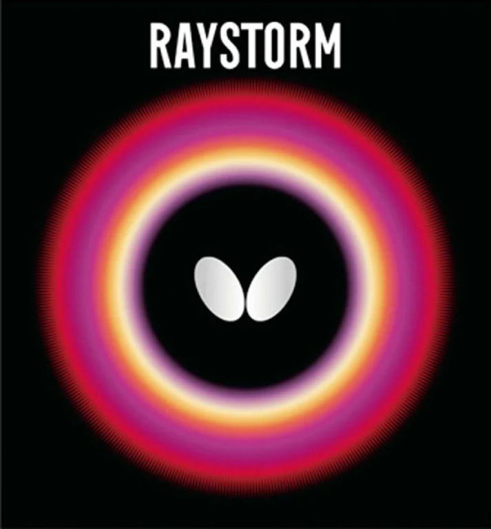 BUTTERFLY TABLE TENNIS RUBBER RAYSTORM, RED, 2.1, , large image number null