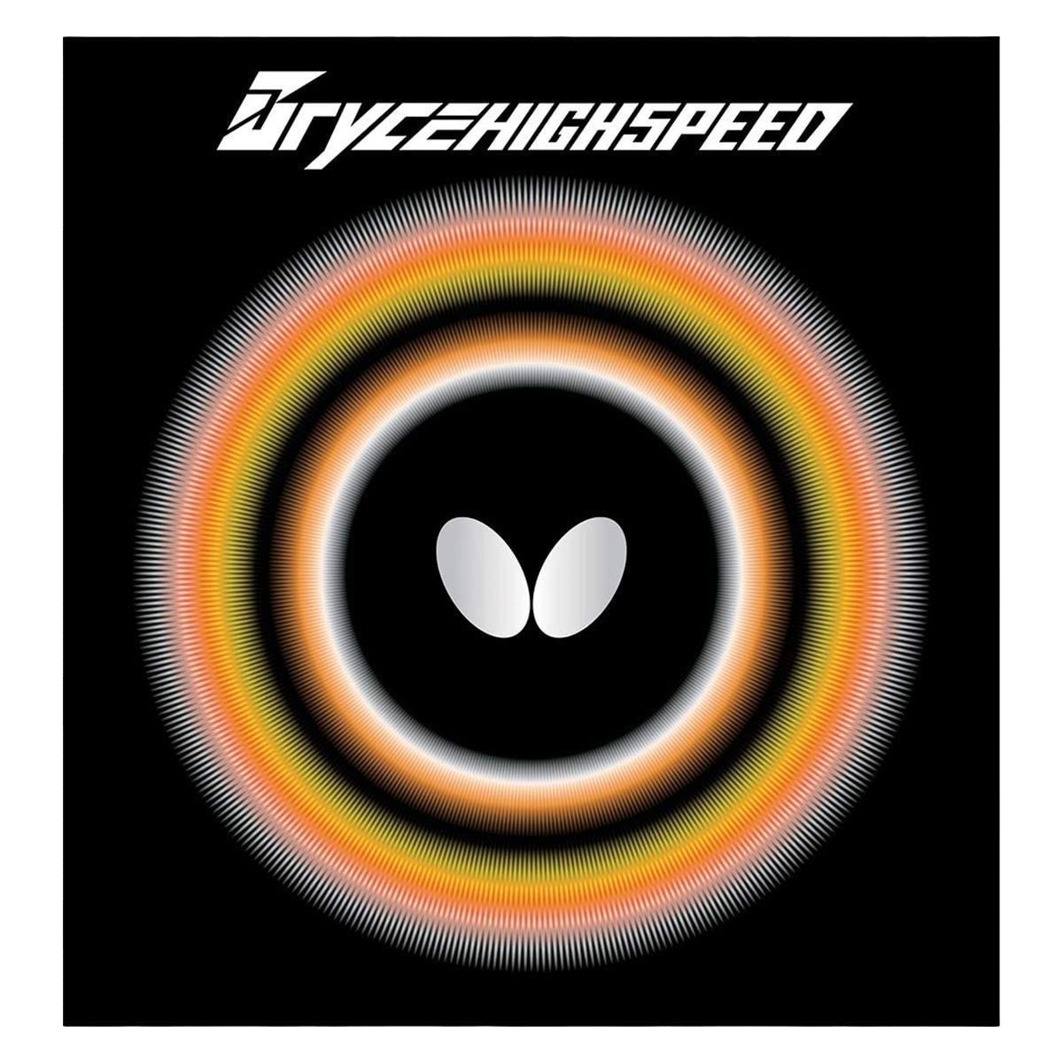 BUTTERFLY TABLE TENNIS RUBBER BRYCE HIGH SPEED, RED, 2.1