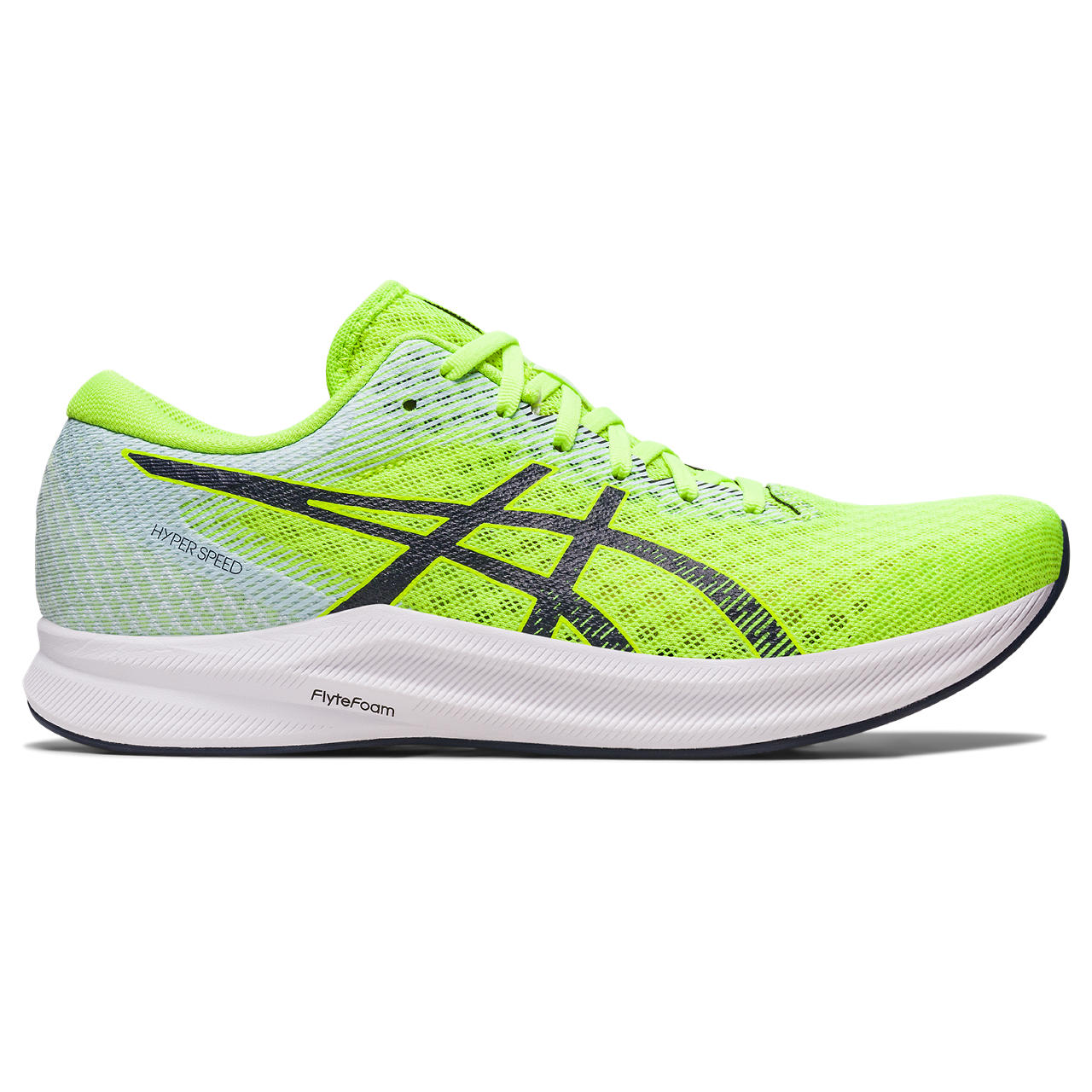 ASICS HYPER SPEED 2, HAZARD GREEN/MIDNIGHT, swatch