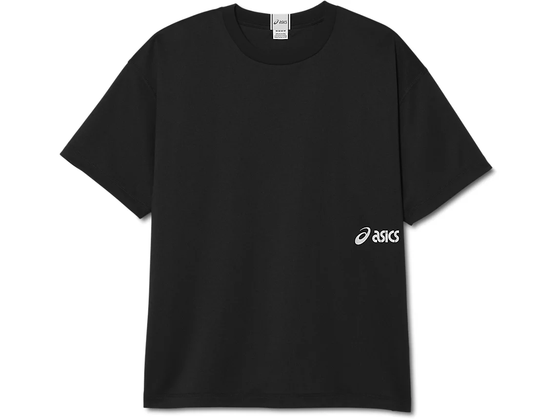 ASICS GRAPHIC TEE, BLACK (MESSAGE), swatch